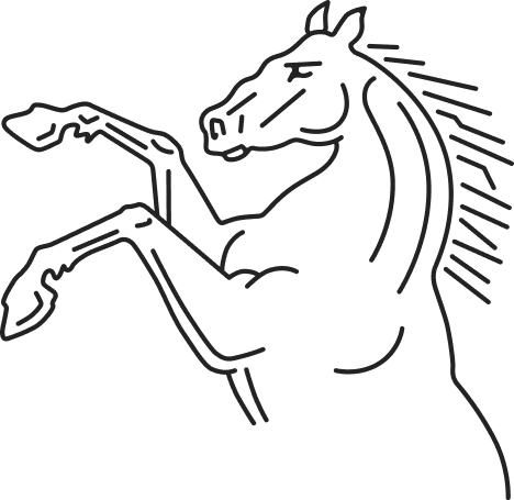 kun logo mustang